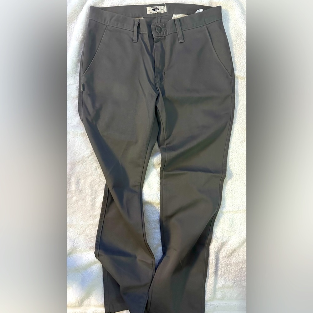 Vans Men’s Size 30 Chino Pants, Slim, Grey, like new!